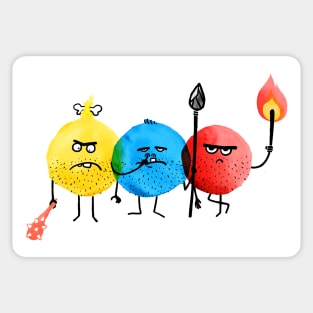 Primary Colors Sticker